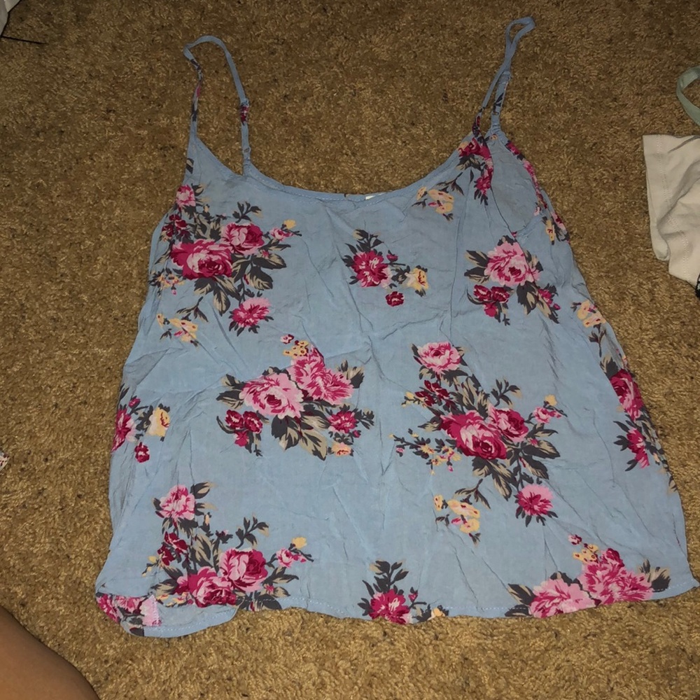 Floral crop top